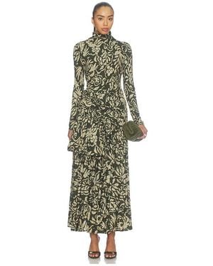 Ulla Johnson Katy Draped Jersey Dress - Green