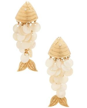 BaubleBar Ohrringe Ripple Effect - Weiß
