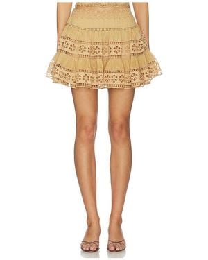 Charo Ruiz Short Skirt Lea - Natural