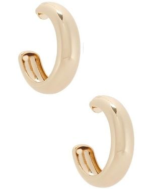 Jenny Bird Large Gia Hoops - White
