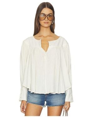Free People Crinkle-Top Malibu - Weiß