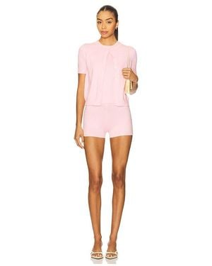 MORE TO COME Mollie Knit Set - Pink