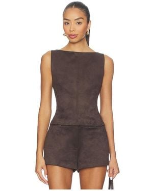 Tularosa Irene Top - Brown