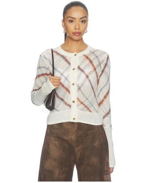 Free People Cardigan Highland Mist - Natur