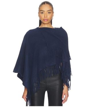 Rag & Bone Darcey Cowl Poncho - Blue