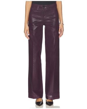 L'Agence Scottie High Rise Wide Leg Pant - Purple