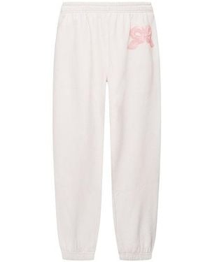 LoveShackFancy Pantalón Deportivo Violin En Color Rubor Talla (También En 3, 4, 5) - Blanco