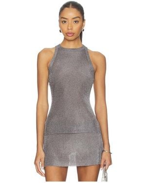GUIZIO Millie Top - Gray