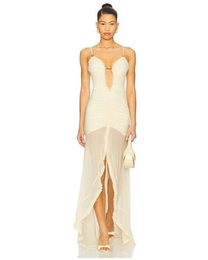 Runaway the Label Kiata Maxi Dress - Metallic