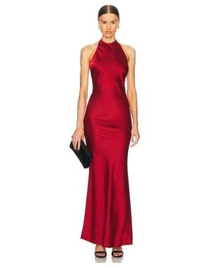 Stone Cold Fox Vestido Largo Aria En Color Rojo Talla En