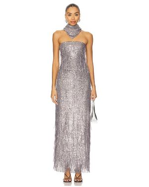 Bevza Langes Kleid Sunbeams - Weiß