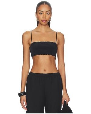 Hemant & Nandita Bandeau Top - Black