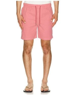 Faherty Essential Drawstring Short - Pink