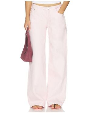 Still Here Cool Wide Leg Jeans - Pink