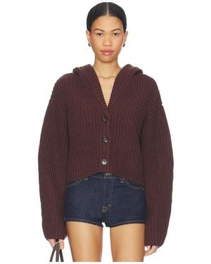 Lovers + Friends Cárdigan Anika En Color Chocolate Talla (También En Xs, S, Xl) - Morado