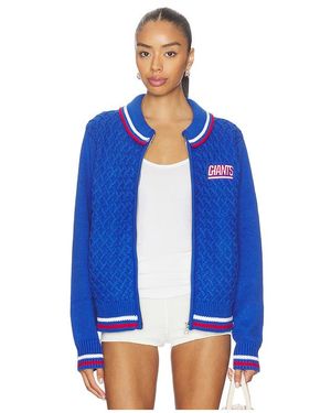 Terez X Revolve Giants Mixed Knit Jacket - Blue