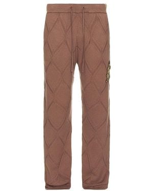 Honor The Gift Diamond Knit Pant - Brown