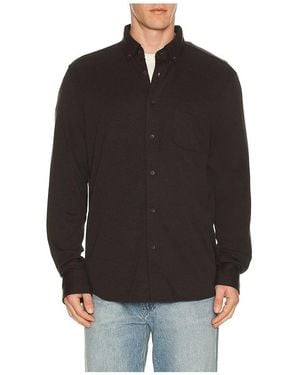 Faherty Coastline Knit Shirt - Black
