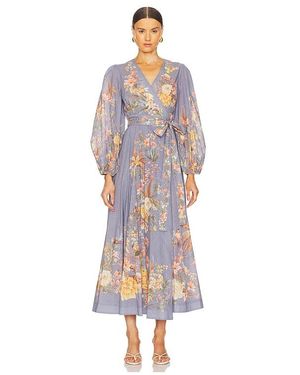 Zimmermann Tallow ラップミディドレス - マルチカラー
