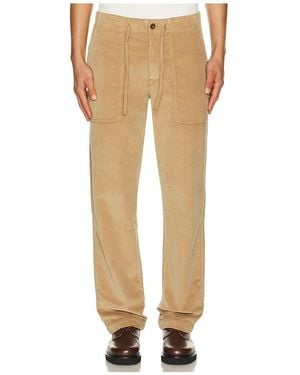 Faherty Hose Im Utility-Stil Stretch Terry Corduroy - Natur