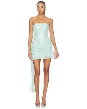 SNDY'S Zephyra Mini Dress - Blue