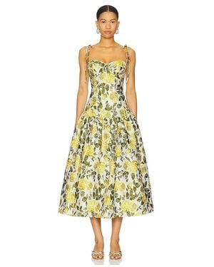 Katie May Dee Midi Dress - Yellow