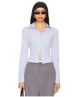 ALL THE WAYS Fiona Button Front Top - White