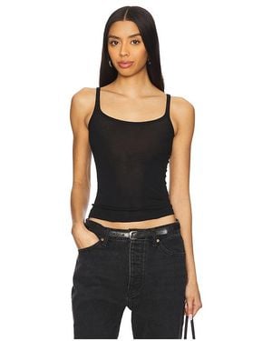 AYA MUSE Scoop Tank Top - Black