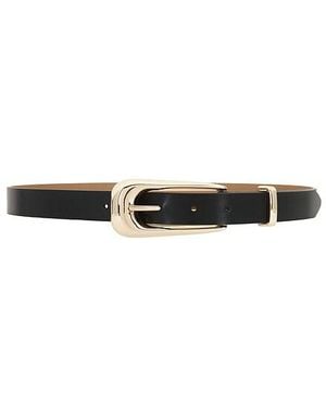 Ettika Large Signature Buckle Belt - Black