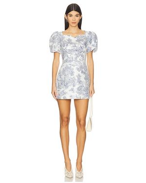 Tanner Fletcher Helene Sequin Toile Mini Dress - White