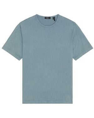 Theory Faded Crew Neck Tee - Blue