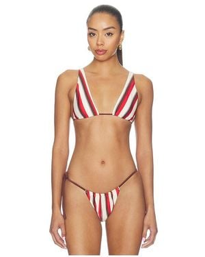 SIR. Alva Halter Triangle Bikini Top - Multicolor