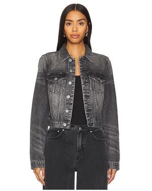 GRLFRND Fitted Rigid Denim Jacket - Black