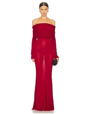 LPA Marren Maxi Knit Dress - Red