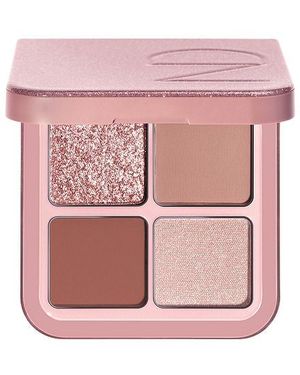 NATASHA DENONA Paleta De Sombras Luxe Glam Compact Quad Eyeshadow Palette En Color Rose Talla - Rosa