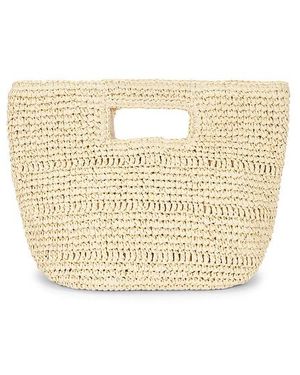 Nikki Beach Malaga Top Handle Bag - Natural