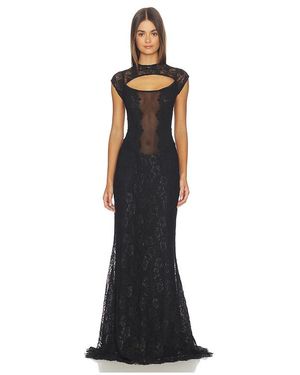 OW Collection Brisa Maxi Dress - Black