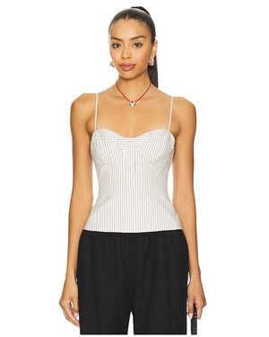 Cami NYC Noya Bustier Top - White