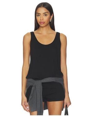 Cotton Citizen The Mykonos Relaxed Tank - Black