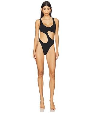 RIOT SWIM Harlow Cut-Out One Piece Swimsuit - Black