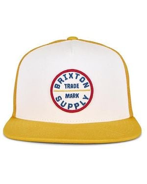 Brixton Gorra Oath En Color Amarillo Talla En - Multicolor
