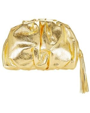 Rebecca Minkoff Ruched Clutch - Metallic