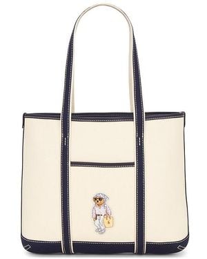 Polo Ralph Lauren Canvas Tote Bag - Natural