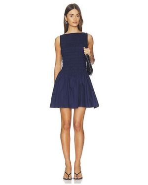 Faithfull the Brand Martina Mini Dress - Blue