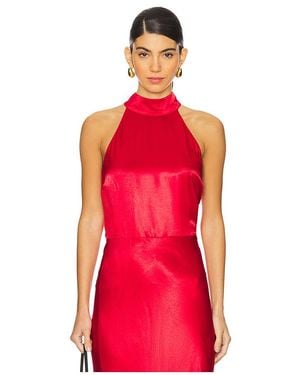 Rails Bluse Mit Nackenträgern Leah - Rot