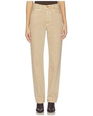 SLVRLAKE Denim Pierna Recta London En Color Taupe Talla (También En 27, 31) - Neutro