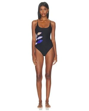 WeWoreWhat Bungee Scoop One Piece - Blue