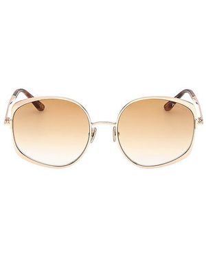 Tom Ford Sonnenbrille Abbey - Weiß