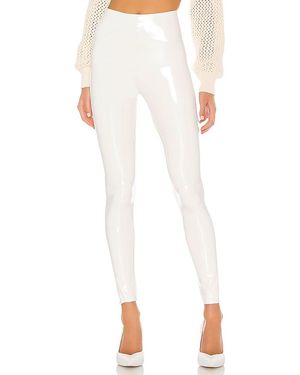 Commando Leggings Patent - Weiß