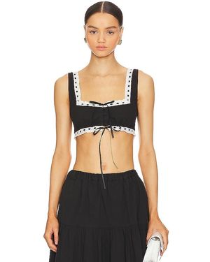 MAJORELLE Carolyn Crop Top - Black